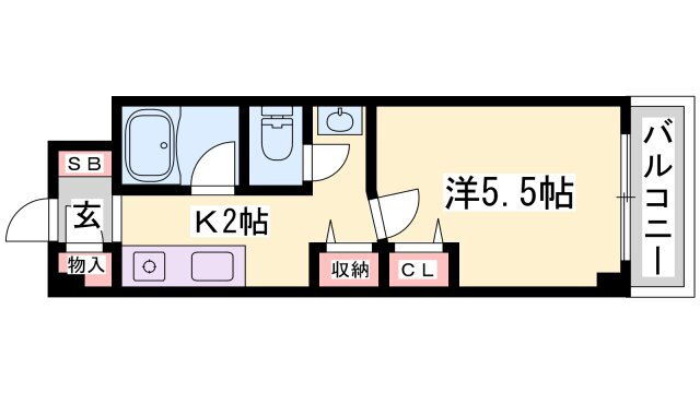 兵庫県姫路市田寺１ 播磨高岡駅 1K マンション 賃貸物件詳細