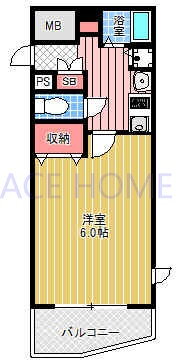 大阪府大阪市浪速区幸町１ なんば駅 1K マンション 賃貸物件詳細