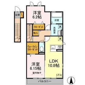 千葉県佐倉市寺崎北４ 佐倉駅 2LDK アパート 賃貸物件詳細