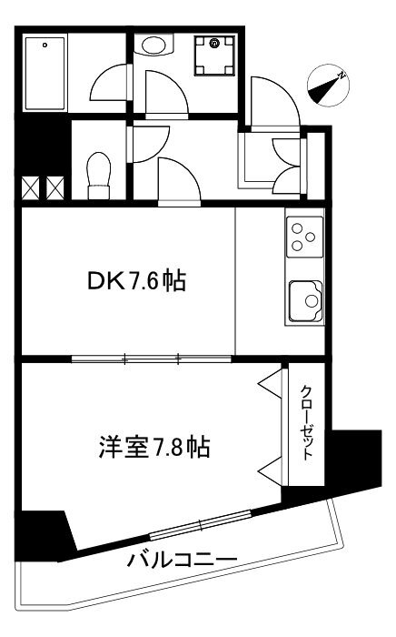 藤和氷川台コープ 5階 1DK 賃貸物件詳細