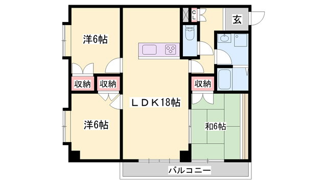 第２岡崎マンション 2階 3LDK 賃貸物件詳細