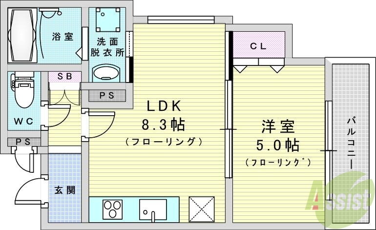 大阪府大阪市淀川区加島１ 加島駅 1LDK アパート 賃貸物件詳細