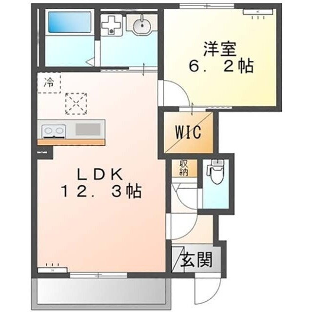 茨城県稲敷郡阿見町大字荒川本郷 荒川沖駅 1LDK アパート 賃貸物件詳細
