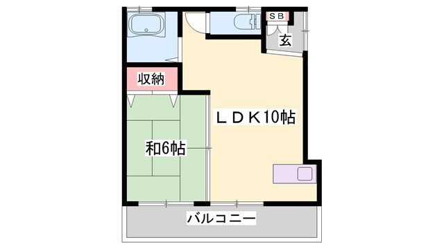 兵庫県姫路市西庄 手柄駅 1LDK マンション 賃貸物件詳細
