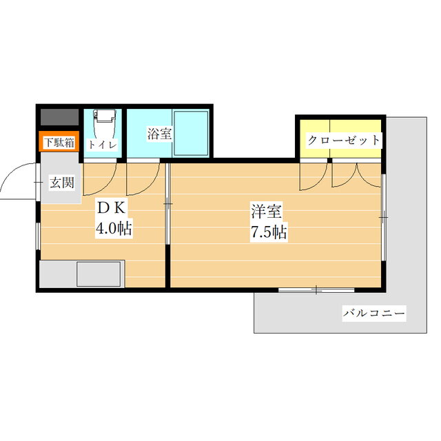 広永マンション 2階 1DK 賃貸物件詳細