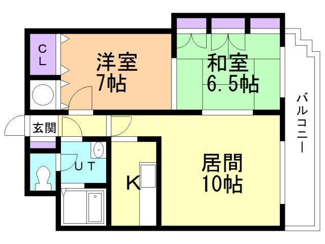 北海道札幌市豊平区西岡四条３ 福住駅 2LDK マンション 賃貸物件詳細