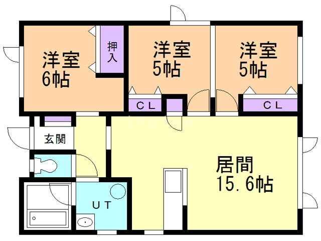 北海道中川郡幕別町札内中央町 札内駅 3LDK 一戸建て 賃貸物件詳細