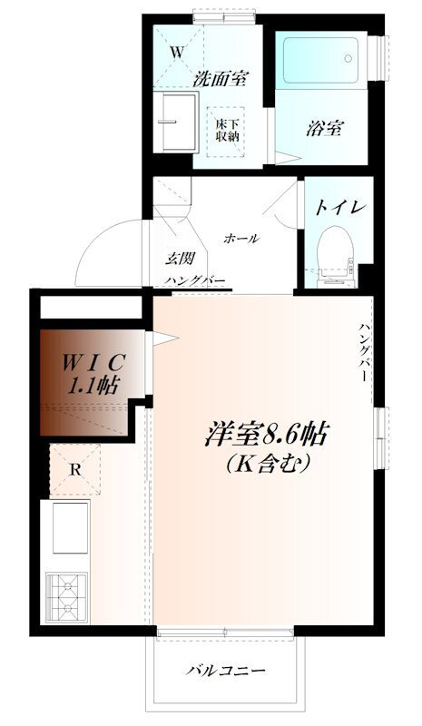 セジュール藤の宮 2階 1K 賃貸物件詳細