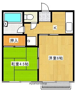 千葉県千葉市花見川区柏井４ 京成大和田駅 2K アパート 賃貸物件詳細