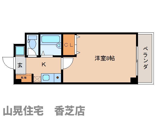 奈良県香芝市瓦口 五位堂駅 1K マンション 賃貸物件詳細