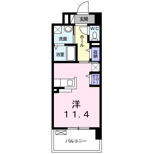 ラ・ルーチェＫ 2階 ワンルーム 賃貸物件詳細