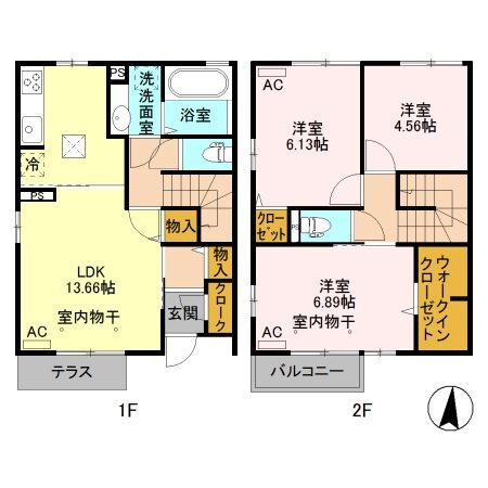 群馬県高崎市貝沢町 高崎問屋町駅 3LDK アパート 賃貸物件詳細