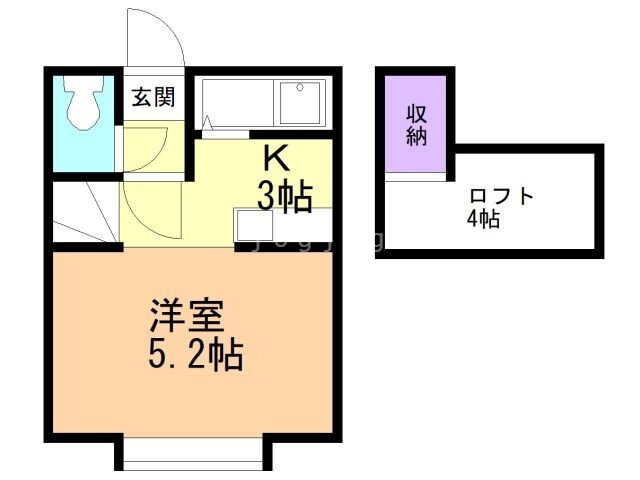 北海道札幌市豊平区月寒東二条６ 月寒中央駅 1K アパート 賃貸物件詳細