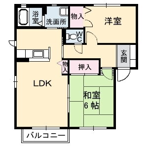 ＭｙメゾンみらいえＡ棟 2階 2LDK 賃貸物件詳細