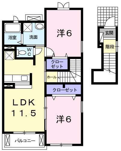 静岡県静岡市葵区竜南１ 2LDK アパート 賃貸物件詳細