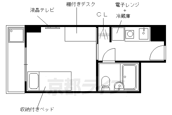 京都府京都市上京区東上善寺町 北野白梅町駅 1K マンション 賃貸物件詳細