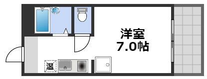 コート桜川 6階 ワンルーム 賃貸物件詳細