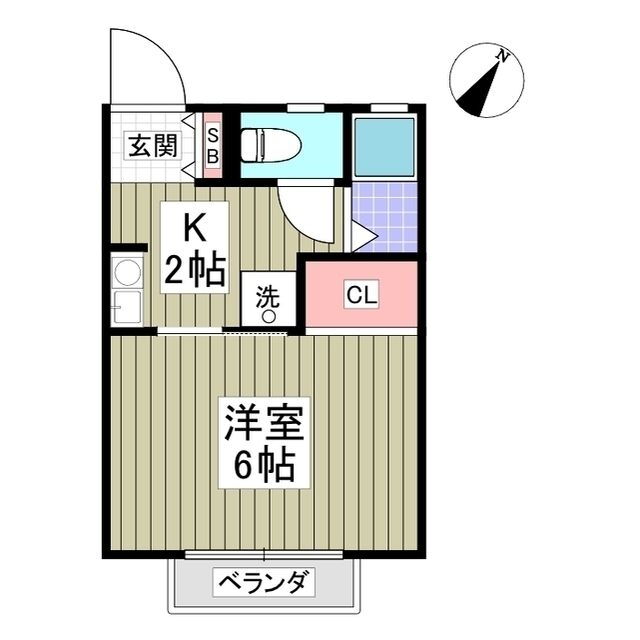 埼玉県狭山市富士見２ 狭山市駅 1K アパート 賃貸物件詳細