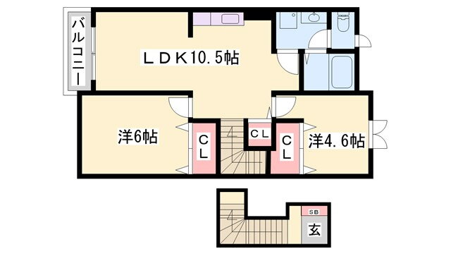 カサ・デ・エスペランサ 2階 2LDK 賃貸物件詳細