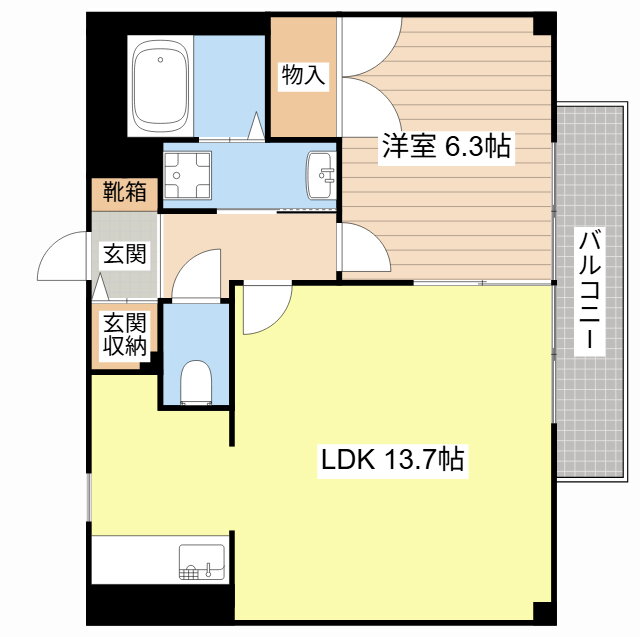 滋賀県長浜市川崎町 長浜駅 1LDK アパート 賃貸物件詳細