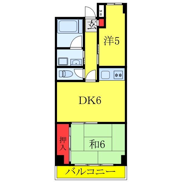 東京都北区赤羽南１ 赤羽駅 2DK マンション 賃貸物件詳細