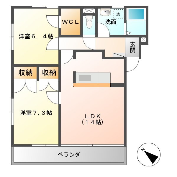 三重県四日市市石塚町 中川原駅 2LDK マンション 賃貸物件詳細