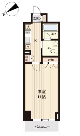 プラティーク清澄白河 2階 1K 賃貸物件詳細