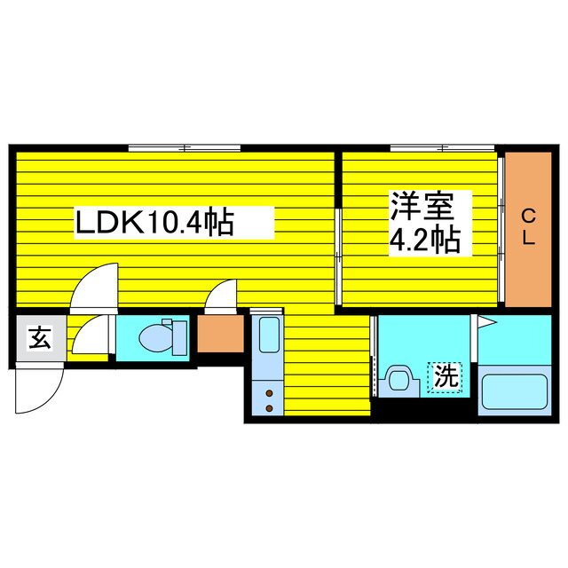 北海道札幌市東区北二十七条東１４ 元町駅 1LDK アパート 賃貸物件詳細