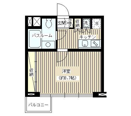 東京都渋谷区広尾５ 広尾駅 1K マンション 賃貸物件詳細