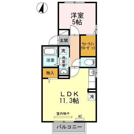 ポポラートＫ 1階 1LDK 賃貸物件詳細