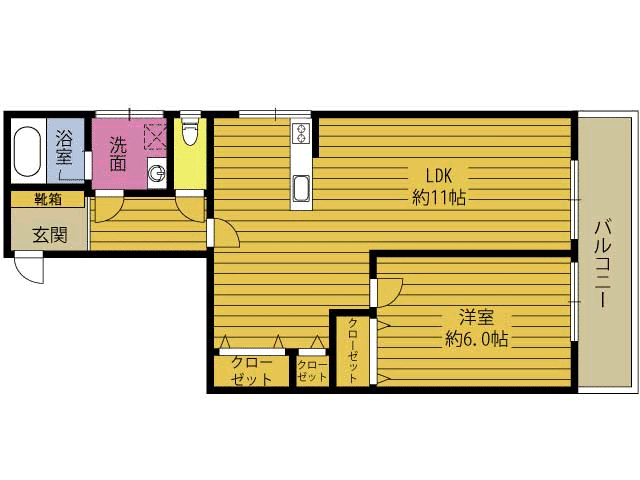 大分県大分市大字角子原 大在駅 1LDK マンション 賃貸物件詳細