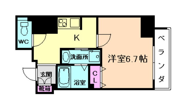 大阪府大阪市西区江戸堀３ 阿波座駅 1K マンション 賃貸物件詳細