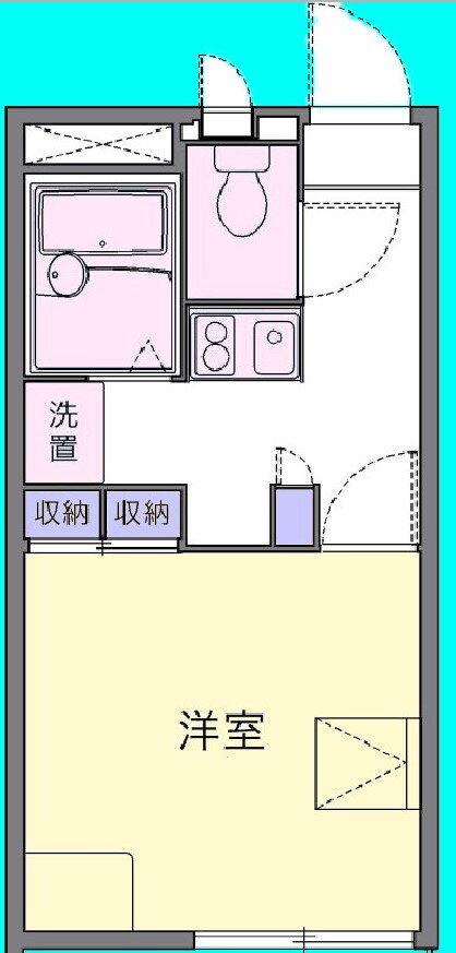 熊本県熊本市中央区黒髪４ 坪井川公園駅 1K アパート 賃貸物件詳細