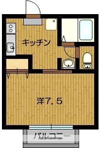 栃木県足利市鹿島町 山前駅 1K アパート 賃貸物件詳細