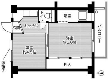 岡山県岡山市北区平野 庭瀬駅 2K マンション 賃貸物件詳細