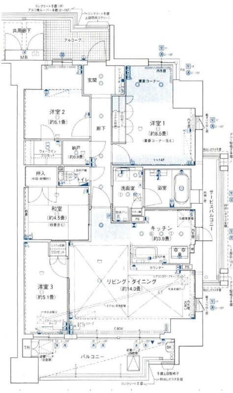 京都桂川つむぎの街グランスクエア 1階 4LDK 賃貸物件詳細