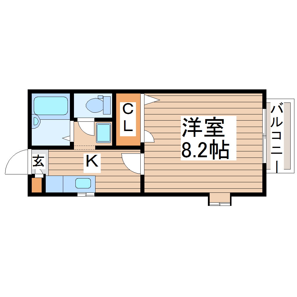 宮城県仙台市宮城野区新田１ 東仙台駅 1K アパート 賃貸物件詳細