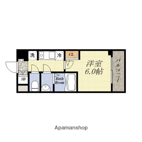 大阪府大阪市西区川口２ 阿波座駅 1K マンション 賃貸物件詳細