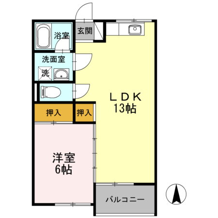 東京都昭島市大神町４ 小宮駅 1LDK アパート 賃貸物件詳細