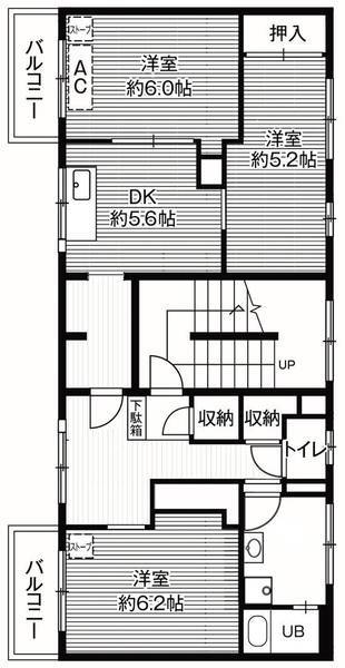 北海道江別市東野幌町 野幌駅 3DK マンション 賃貸物件詳細