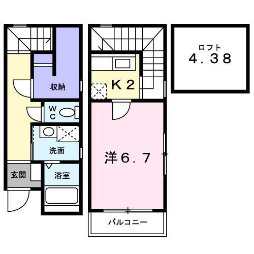 埼玉県上尾市原市北１ 沼南駅 1K アパート 賃貸物件詳細