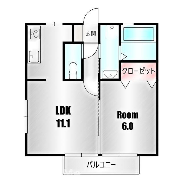 群馬県前橋市青柳町 群馬総社駅 1LDK アパート 賃貸物件詳細
