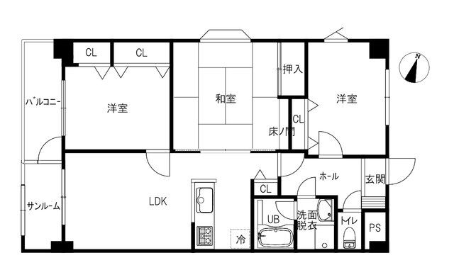 石川県金沢市三口新町１ 金沢駅 3LDK マンション 賃貸物件詳細