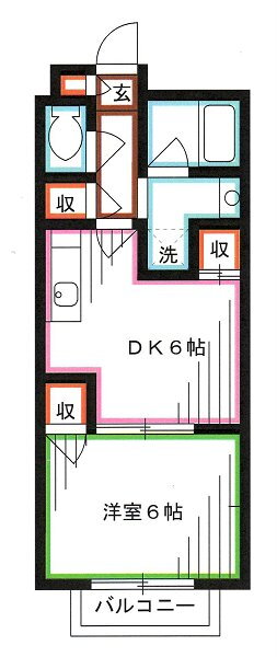 東京都三鷹市上連雀３ 三鷹駅 1DK アパート 賃貸物件詳細