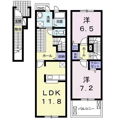 静岡県富士市天間 富士根駅 2LDK アパート 賃貸物件詳細