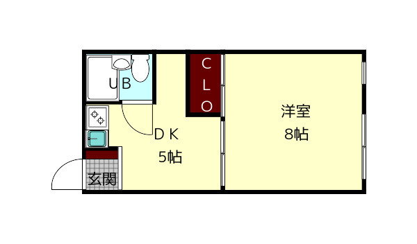 コーポ華 1階 1DK 賃貸物件詳細