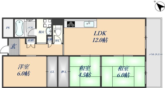 大阪府八尾市東太子２ 八尾駅 3LDK マンション 賃貸物件詳細