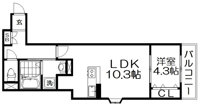 大阪府枚方市樋之上町 牧野駅 1LDK アパート 賃貸物件詳細