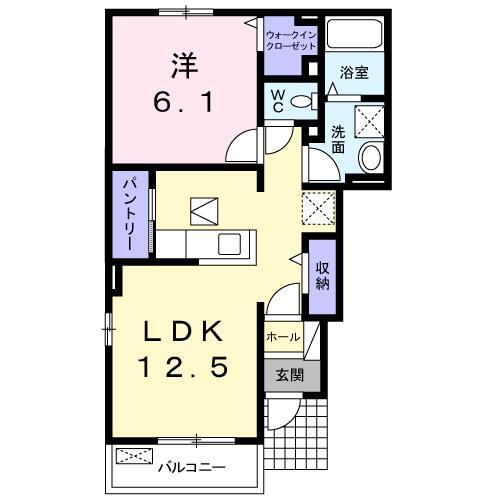 群馬県高崎市下佐野町 佐野のわたし駅 1LDK アパート 賃貸物件詳細