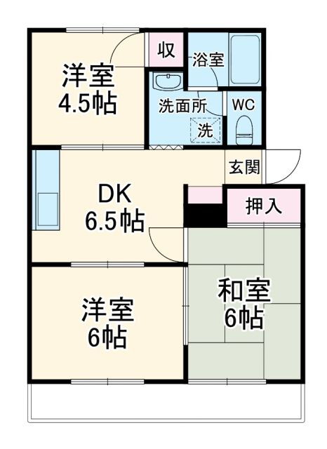 愛知県新城市城北２ 東新町駅 3DK マンション 賃貸物件詳細